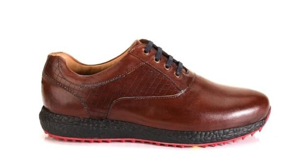 HITCARO® Golf Shoe | Light Weight | Waterproof | Brown | Golf Shoe With Type LACE UP
